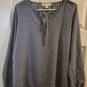 Michael Kors blue blouse